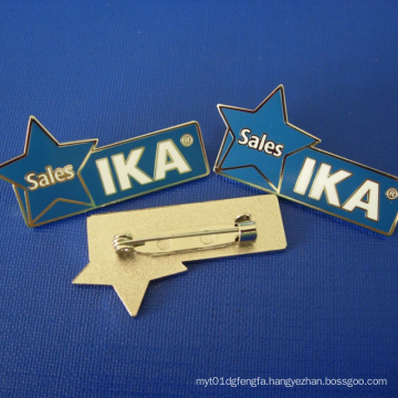 Soft Enamel Name Tag Badge, Custom Organizational Badge (GZHY-SE-035)